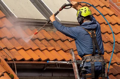 Démoussage et hydrofuge de toiture aux Plantiers
